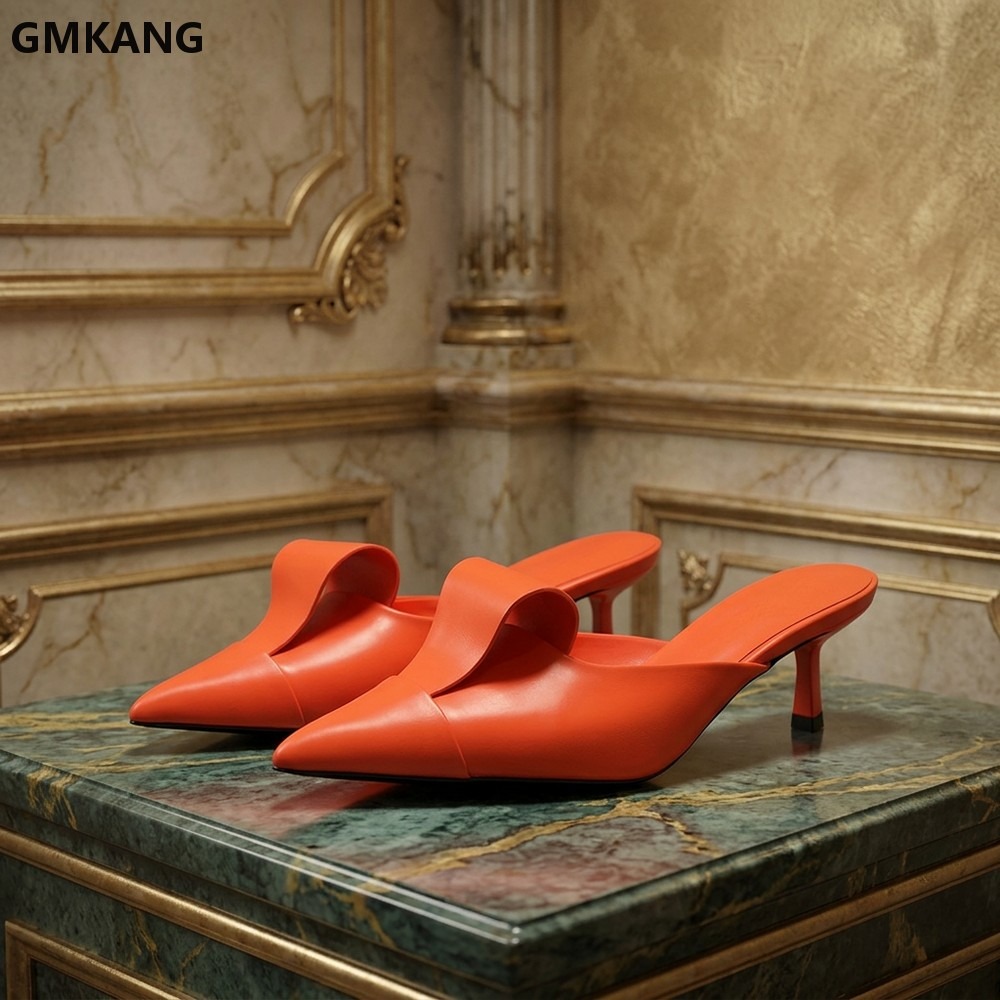 Leatherwork Designs - Pointed Toe Mid Heel Mary Jane