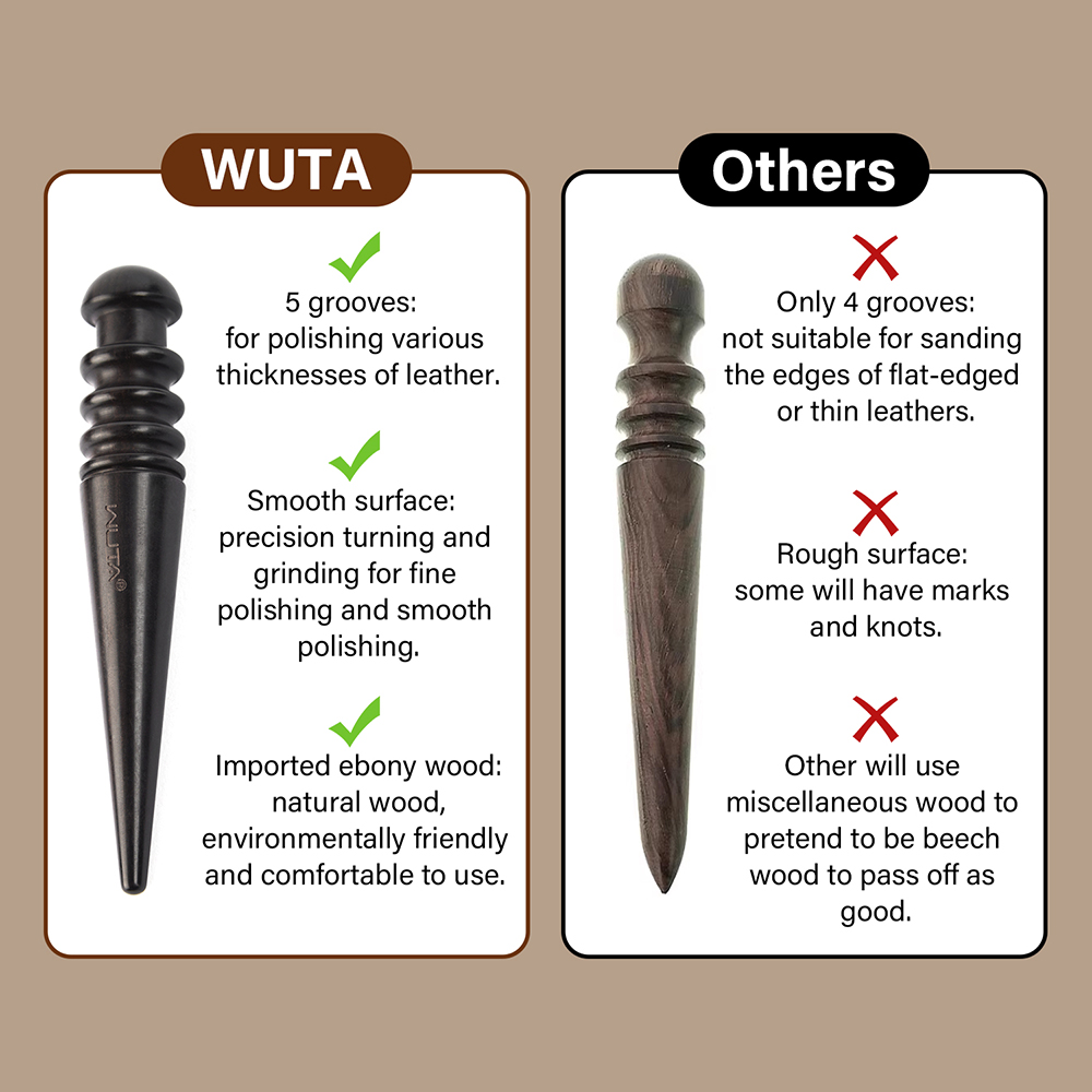 WUTA 1PC Pro Leather Edge Burn - đánh giá và giá Bone Folder Tool